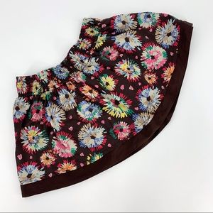2/$20 Old Navy Girl's Cotton Floral Skirt with Lining and Elastic Waist, Small